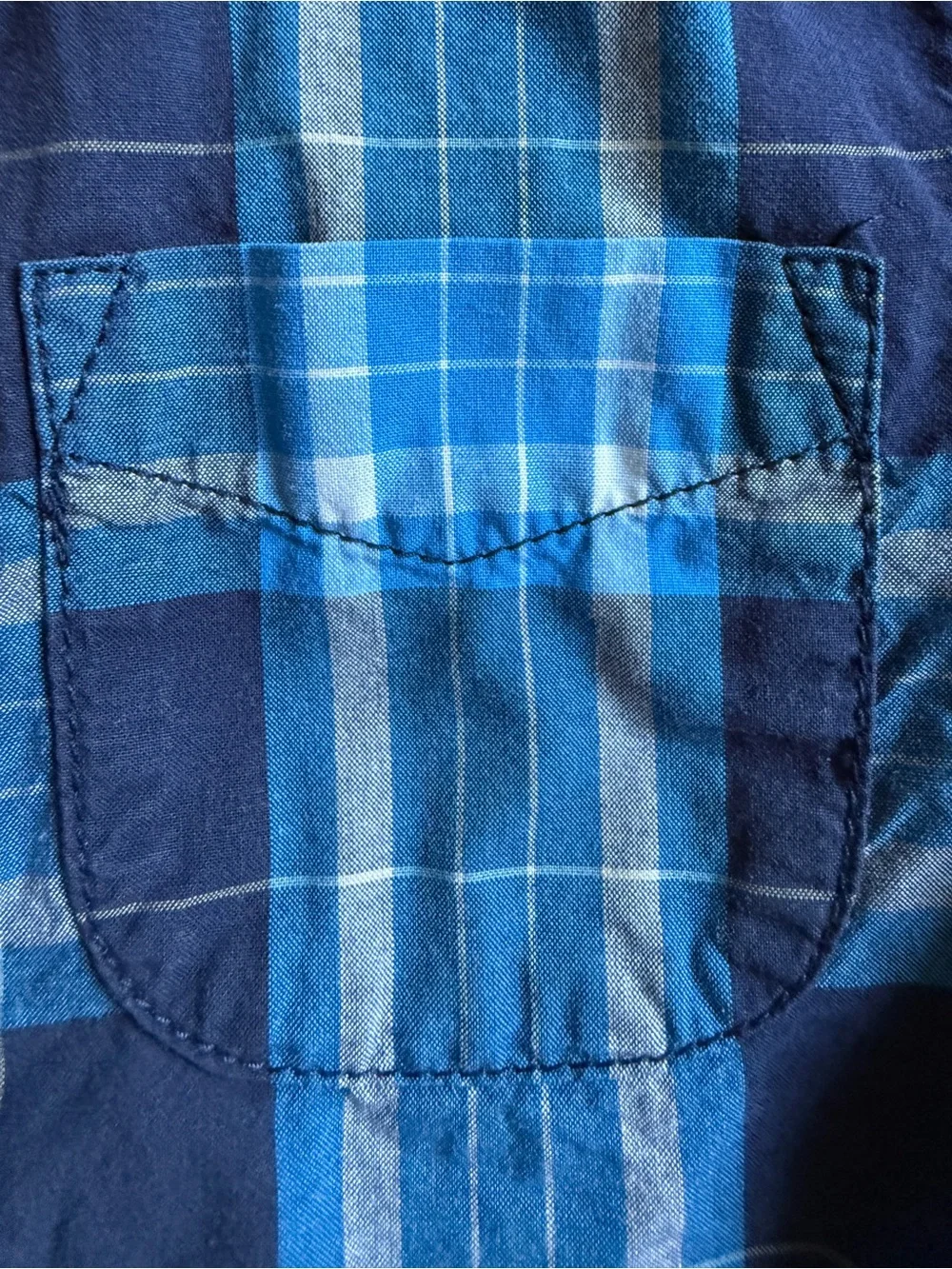 Classic OshKosh B'gosh Long-Sleeve Plaid Button-Down Shirt Sz 18 Months